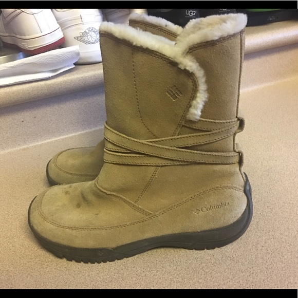 columbia suede boots